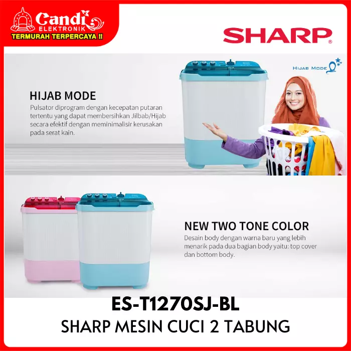 MESIN CUCI 2 TABUNG SHARP