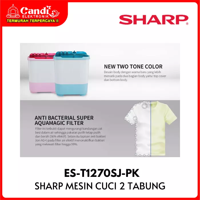 MESIN CUCI 2 TABUNG SHARP