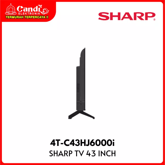 SHARP 4K Google TV 43 Inch Frameless Solar Remote