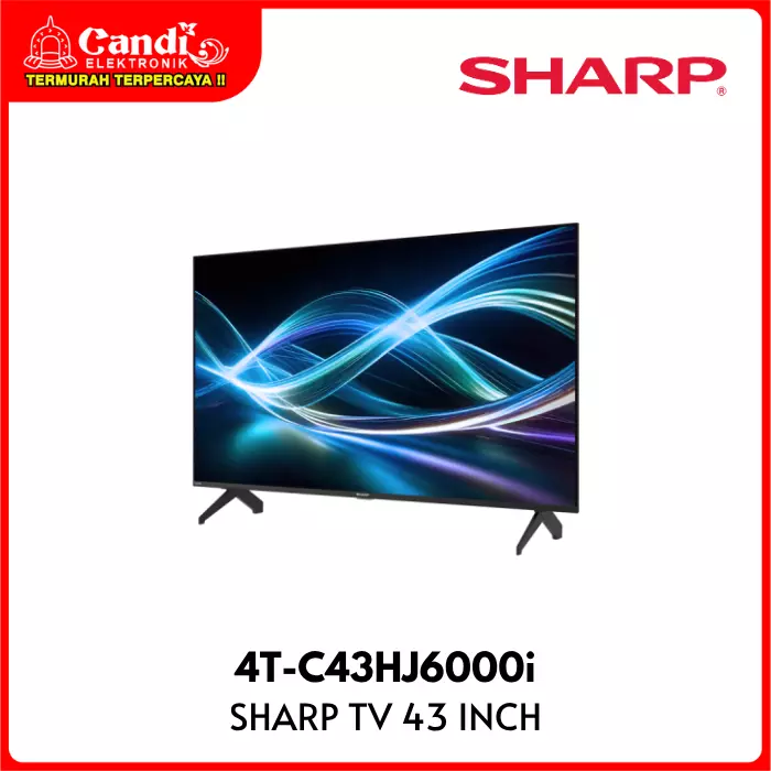 SHARP 4K Google TV 43 Inch Frameless Solar Remote