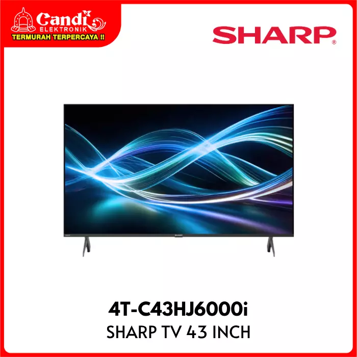 SHARP 4K Google TV 43 Inch Frameless Solar Remote