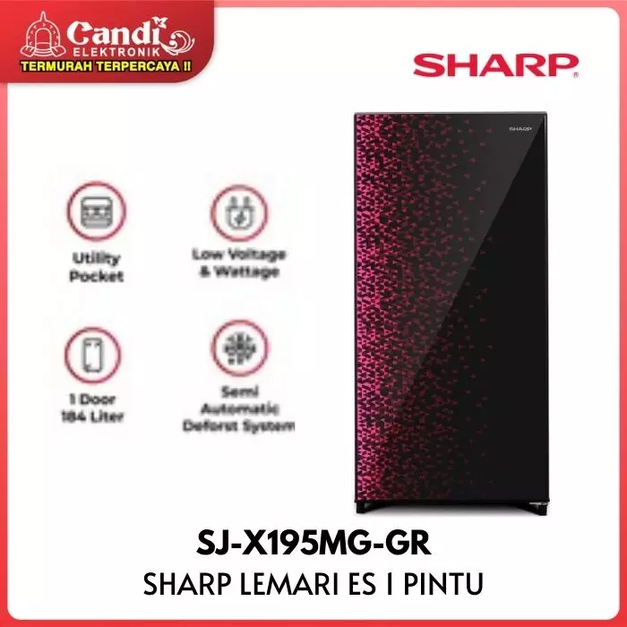 SHARP KULKAS 1 PINTU
