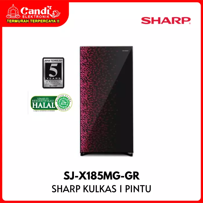 SHARP KULKAS 1 PINTU