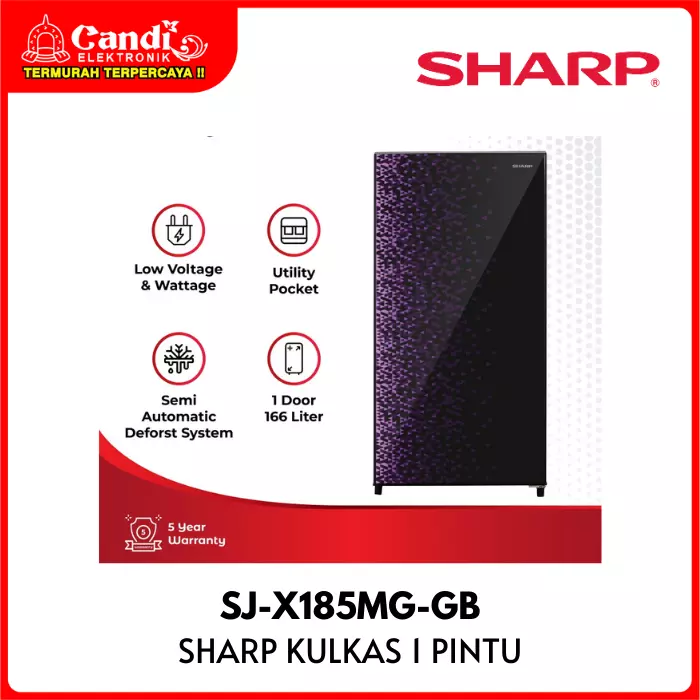SHARP KULKAS 1 PINTU