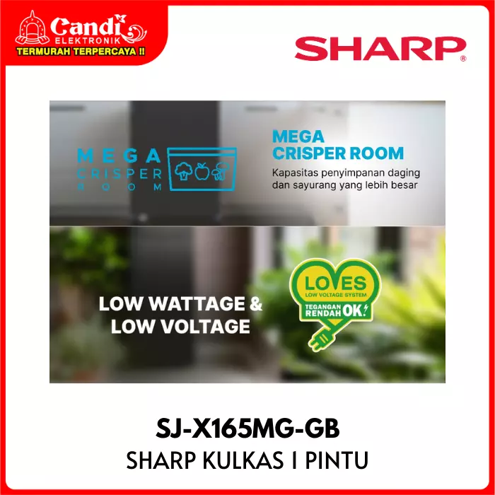 SHARP KULKAS 1 PINTU