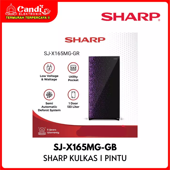 SHARP KULKAS 1 PINTU
