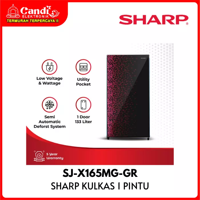 SHARP KULKAS 1 PINTU