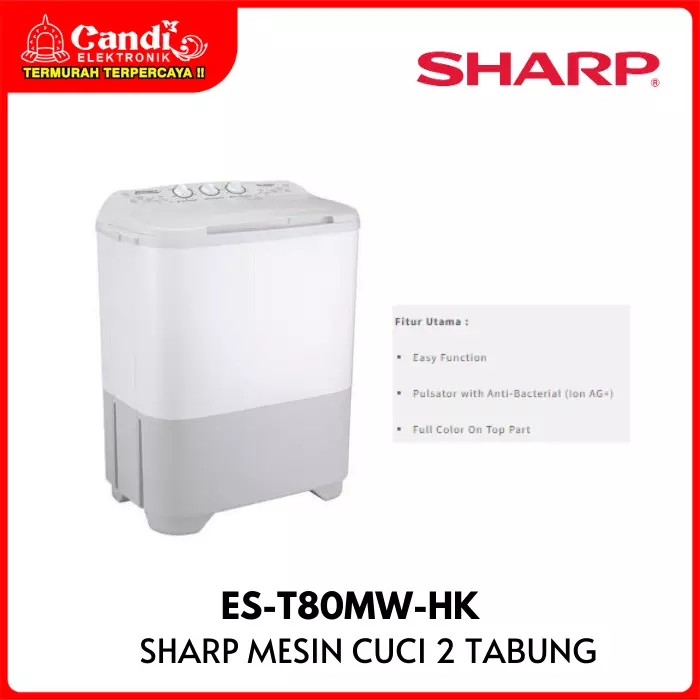 MESIN CUCI 2 TABUNG SHARP