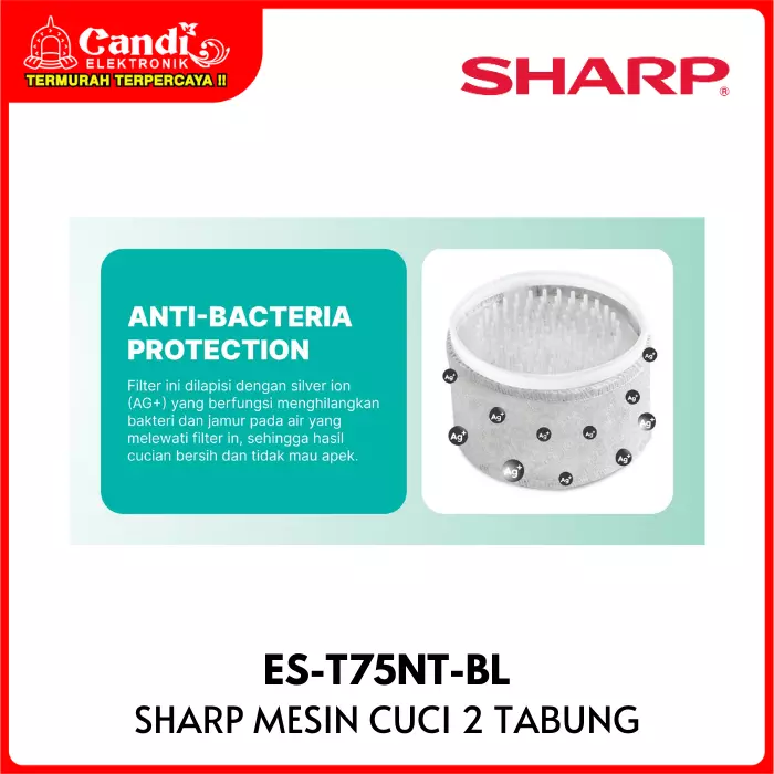 Mesin Cuci 2 Tabung SHARP