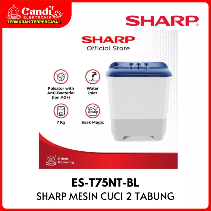 Mesin Cuci 2 Tabung SHARP