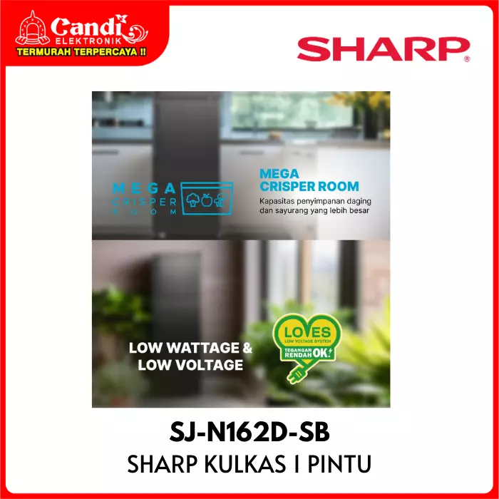 KULKAS 1 PINTU SHARP