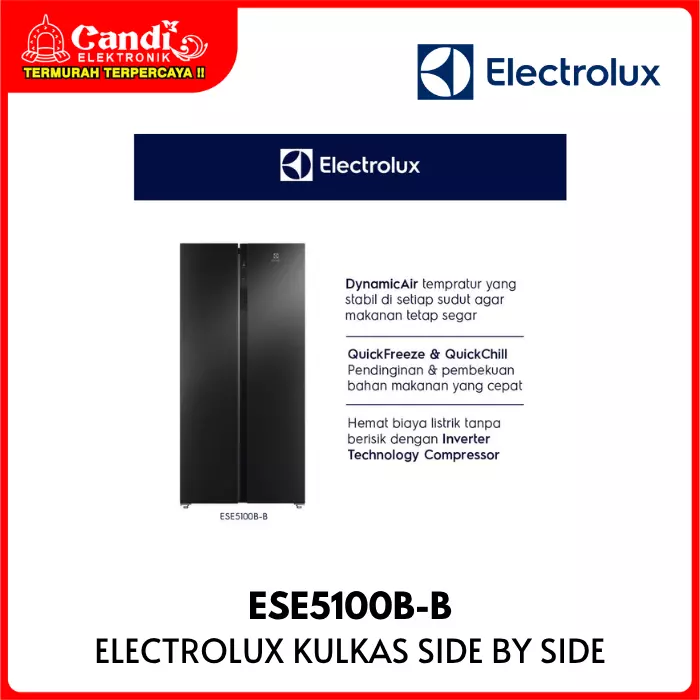 ELECTROLUX Kulkas Side by Side