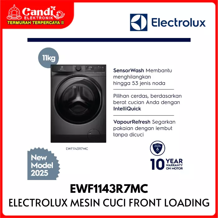 MESIN CUCI FRONT LOADING ELECTROLUX