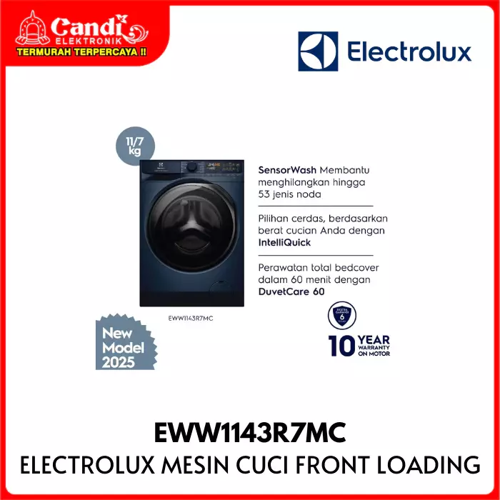 MESIN CUCI FRONT LOADING ELECTROLUX