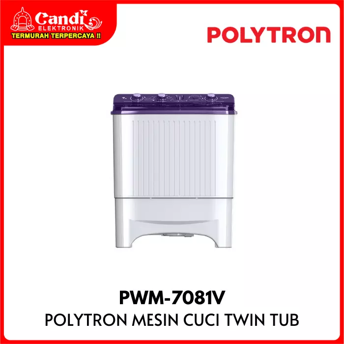 Mesin Cuci 2 Tabung Polytron