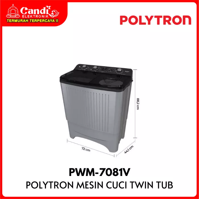 MESIN CUCI 2 TABUNG POLYTRON