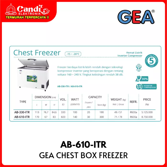 Box Freezer Gea