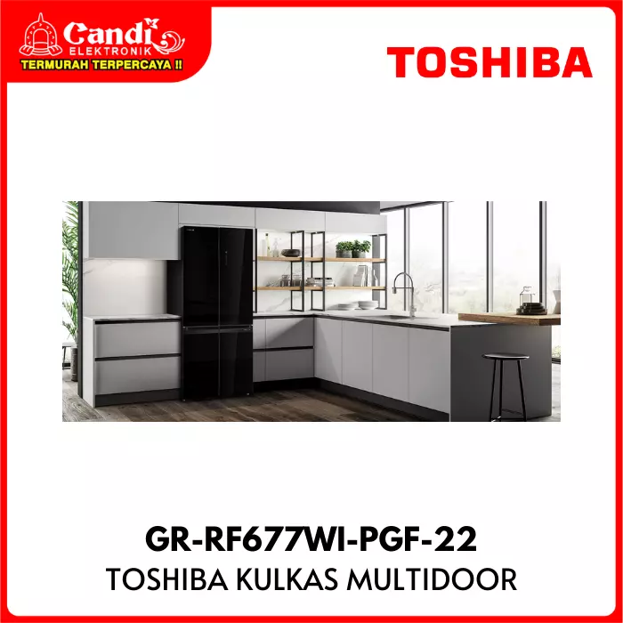 Kulkas Multi Door Toshiba