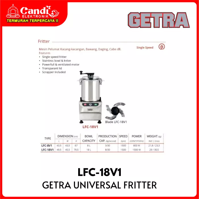 Universal Fritter Getra