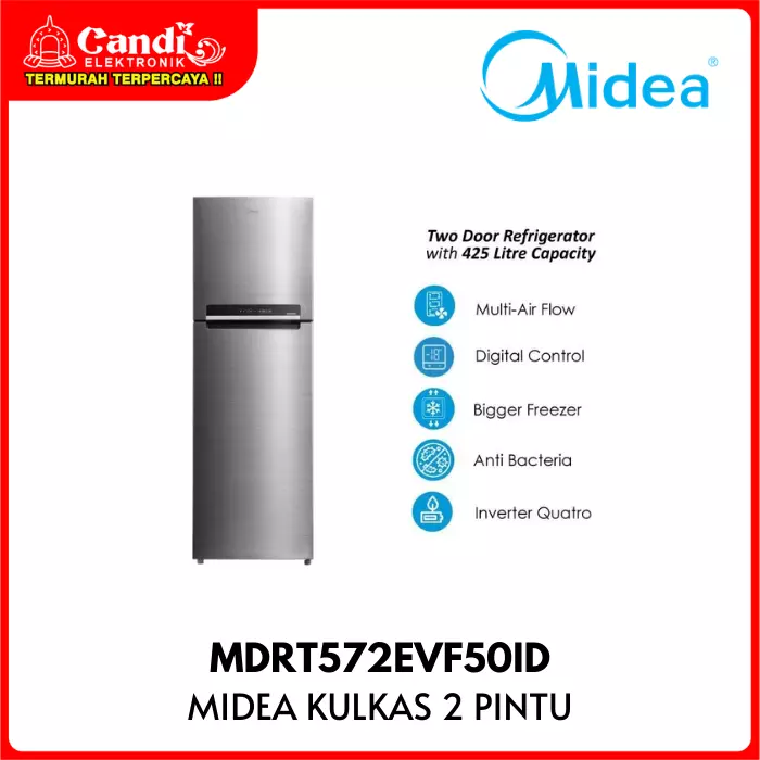 Kulkas Big Reff 2 Pintu Midea