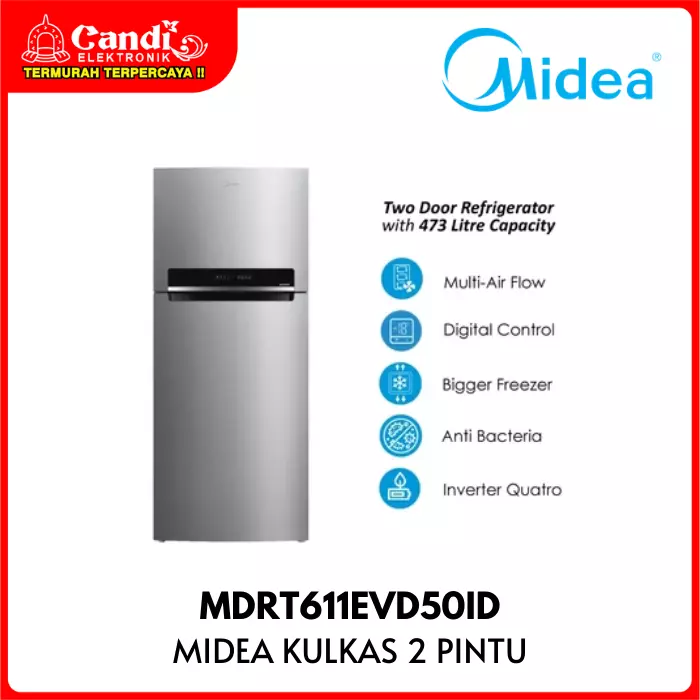 Kulkas Big Reff 2 Pintu Midea