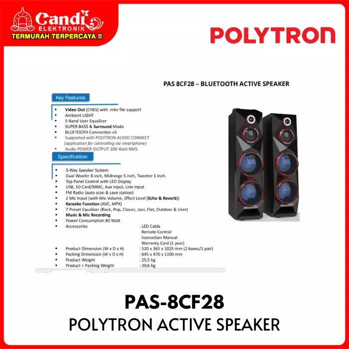 Speaker Active Polytron 