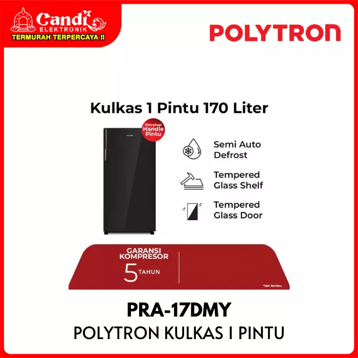 Kulkas 1 Pintu Polytron 