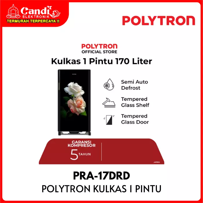 Kulkas 1 Pintu Polytron 