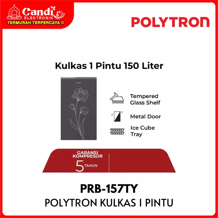 Kulkas 1 Pintu Polytron 