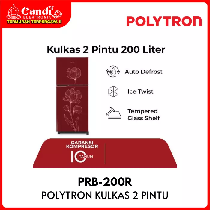 Kulkas 2 Pintu Polytron 