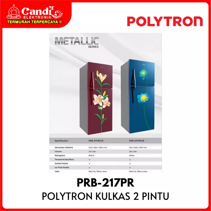 Kulkas 1 Pintu Polytron