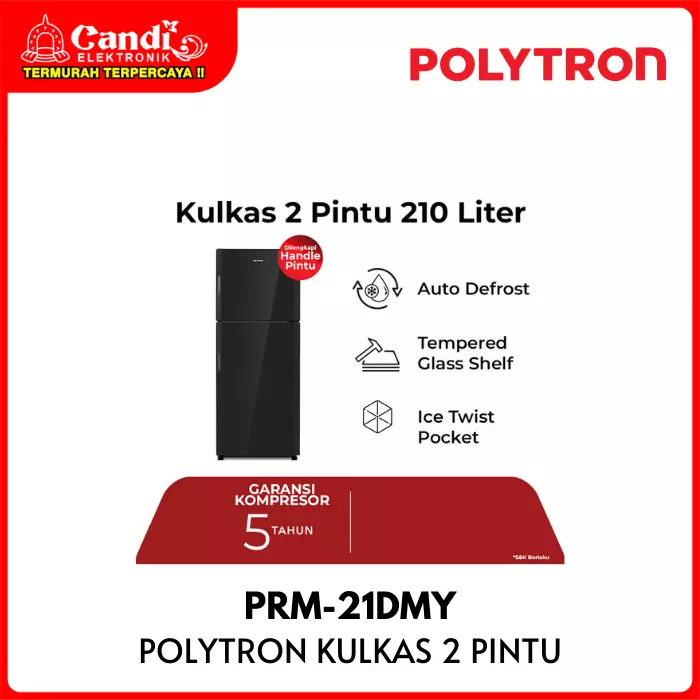 Kulkas 2 Pintu Polytron 