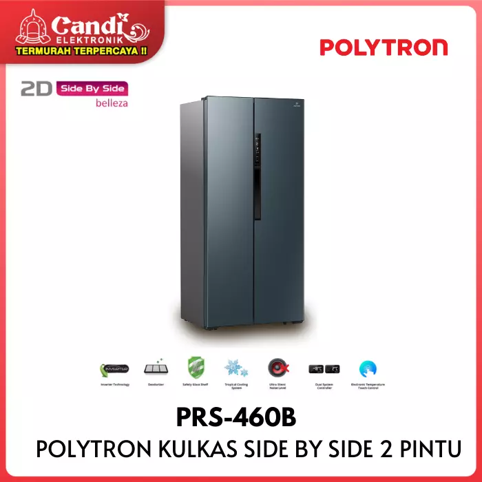 Kulkas Side By Side Polytron