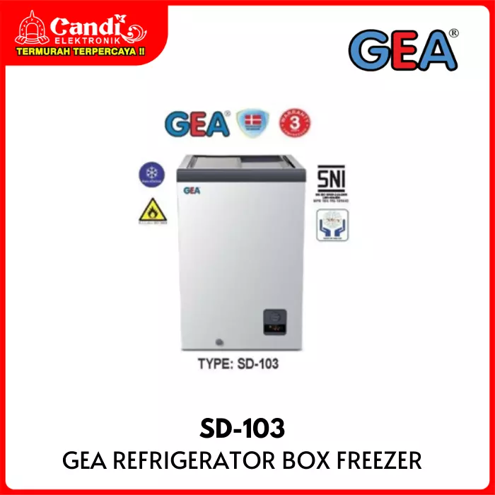 Box Freezer Sliding Door Gea