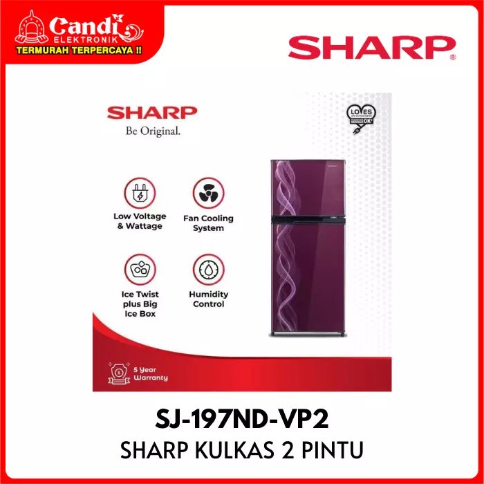 Kulkas 2 Pintu Sharp