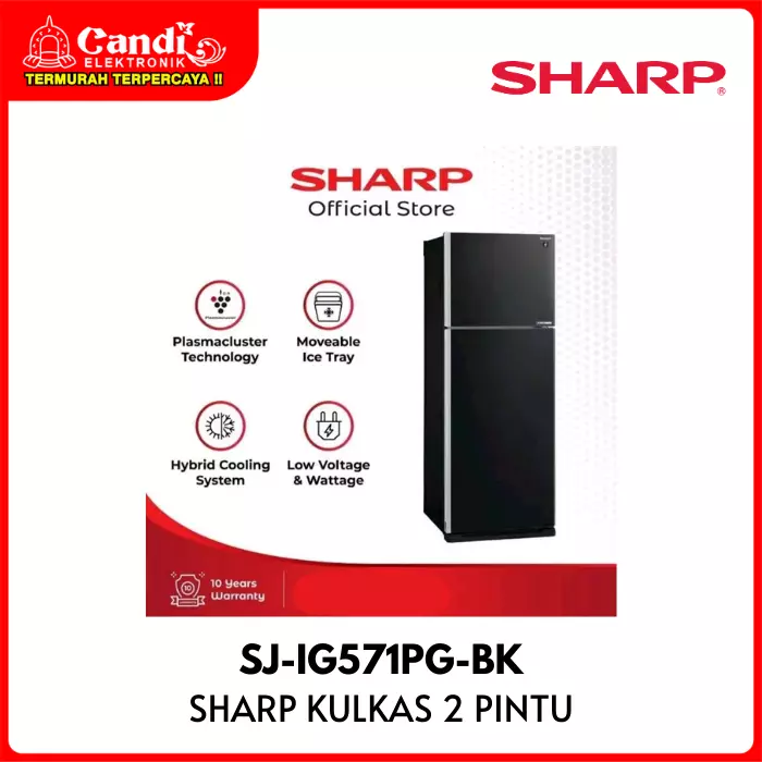 KULKAS BIG REFF 2 PINTU SHARP