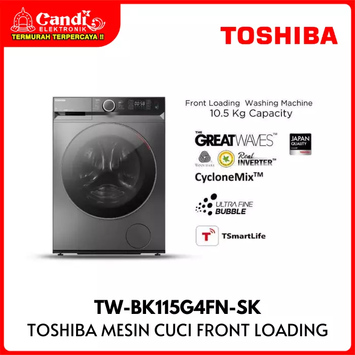 Mesin Cuci Front Loading Toshiba