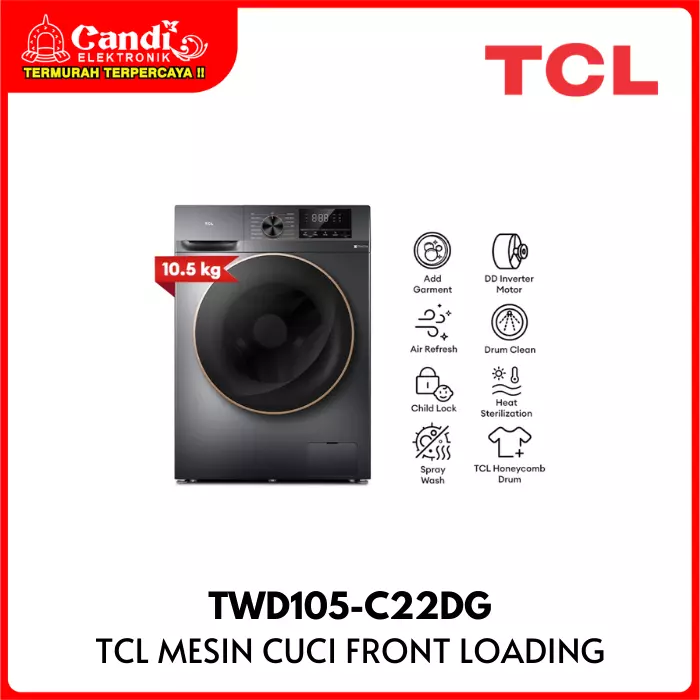 Mesin Cuci Front Loading Tcl