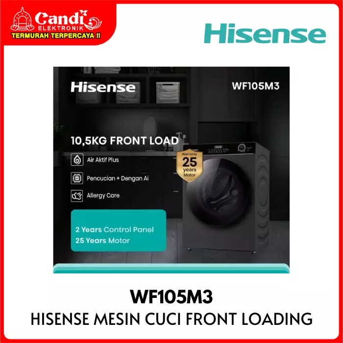 Mesin Cuci Front Loading Hisense