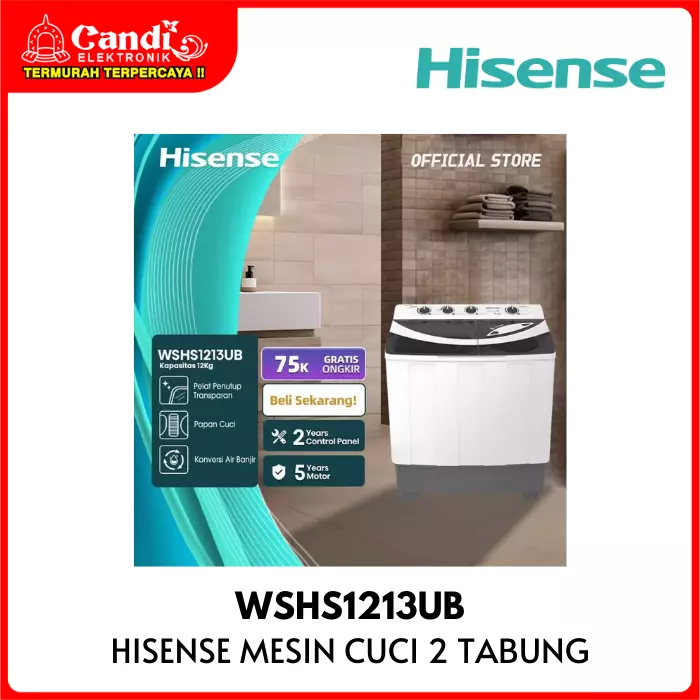Mesin Cuci 2 Tabung Hisense