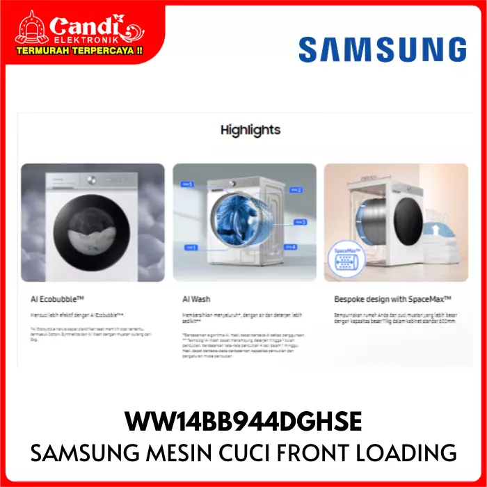 Mesin Cuci Front Loading Samsung